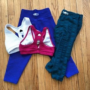 Booty by Brabants Croco Cropped Leggings